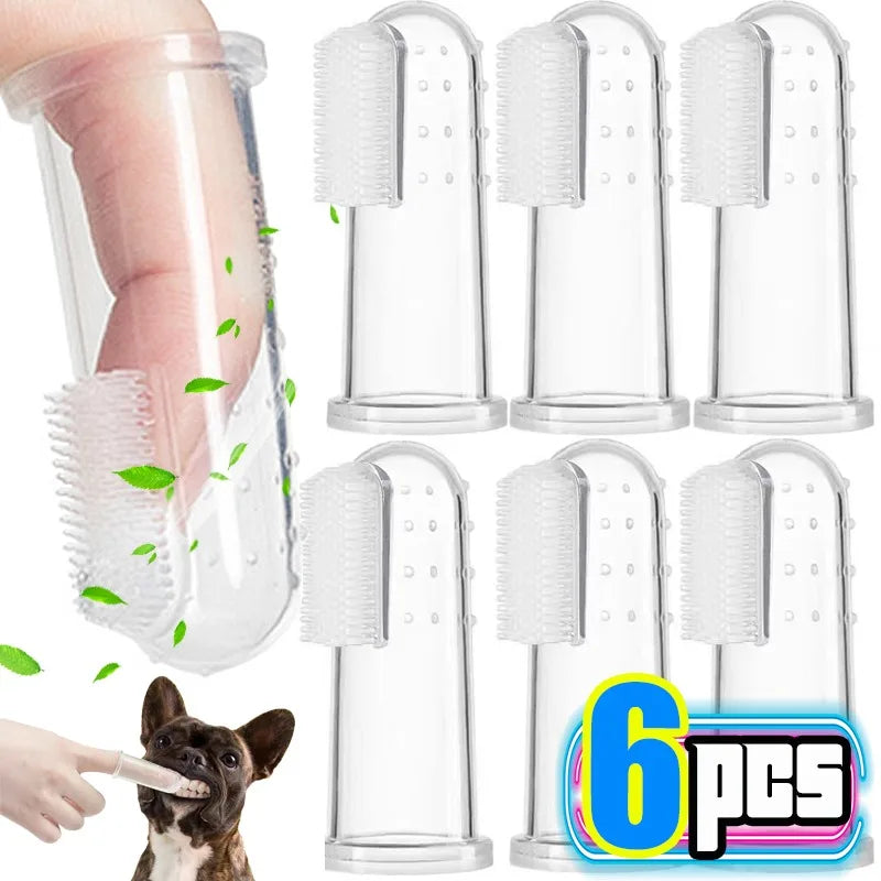 Soft Pet Finger Cuff Toothbrushes