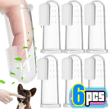 Soft Pet Finger Cuff Toothbrushes