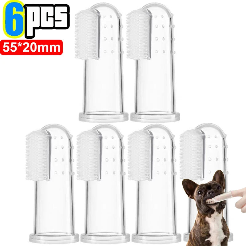 Soft Pet Finger Cuff Toothbrushes