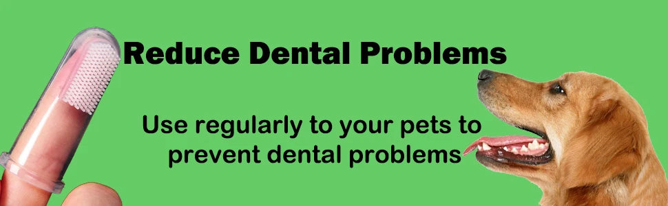 Soft Pet Finger Cuff Toothbrushes