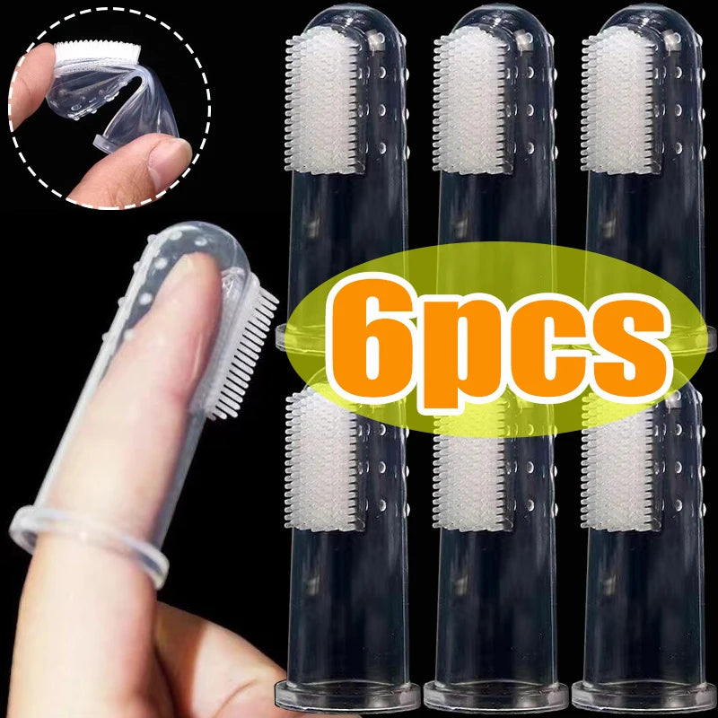 Soft Pet Finger Cuff Toothbrushes